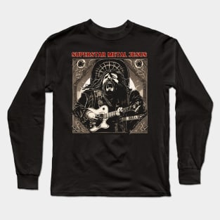 JESUS MEME - Superstar Metal Jesus Long Sleeve T-Shirt